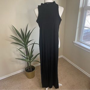 Quince Jersey Stretch Black Dress Size Small